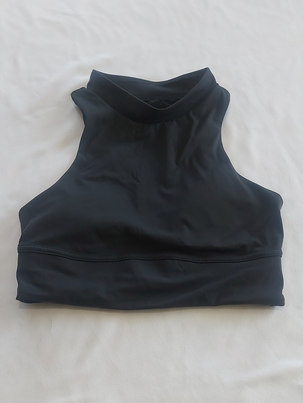 all in motion Black Activewear Top with Logo .Size Xs